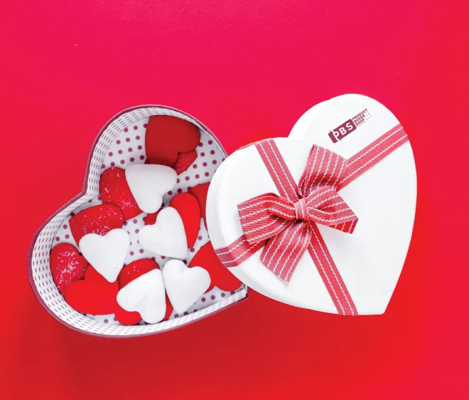 Custom Printed Heart Shape Boxes